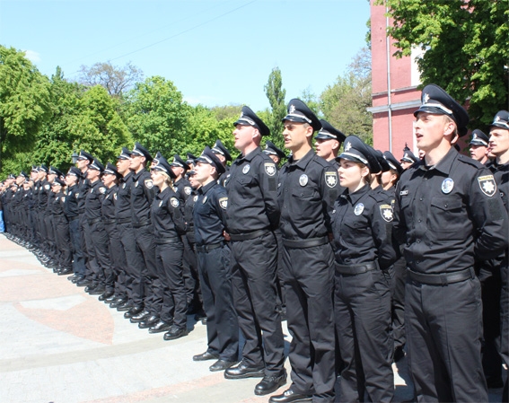 Патрульні поліцейські Кіровограда присягнули на вірність українському народу