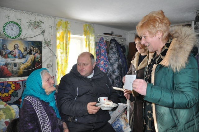 Свій 102-й день народження відзначила жителька Диківки Катерина Зубаха