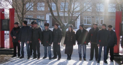 У Новгородці вшанували учасників бойових дій на території інших держав