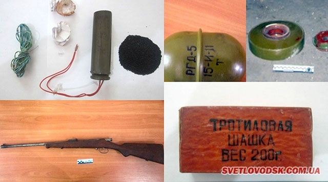 Цілий арсенал зброї знайшли у звичайній квартирі та гаражі мешканця Світловодська