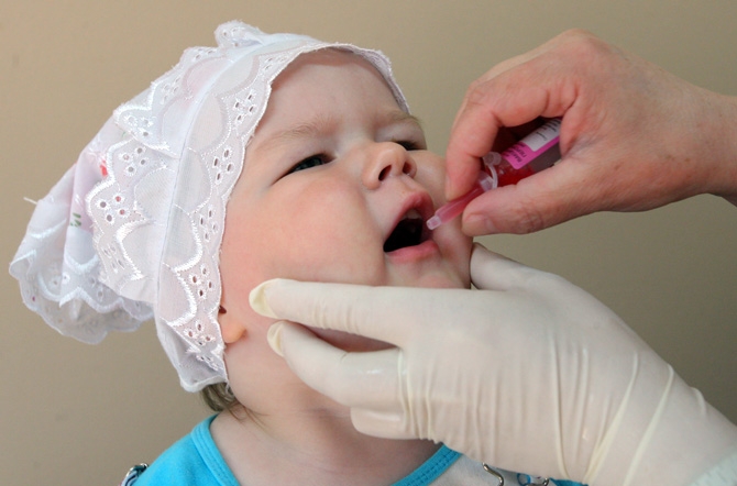 На Кіровоградщині проти поліомієліту щеплено більше 31 тисячі дітей