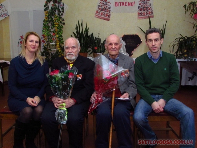 Володимир Сідун та Сергій Романенко приймали вітання від світловодської громади й депутатів 