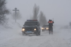 Стан проїзду дорогами України на 9:00 20.01.2016 (обмеження руху в чотирьох областях)