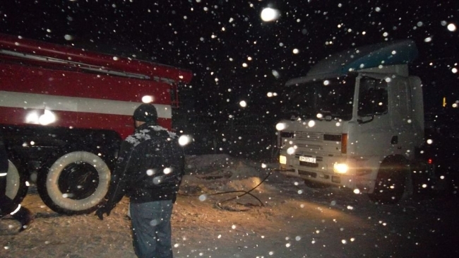 Оперативна інформація рятувальників на ранок 27 січня (температура повітря і карта снігового покриву) 