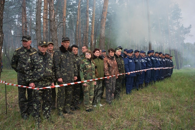 Обласні протипожежні навчання пройшли на території Світловодського лісгоспу 