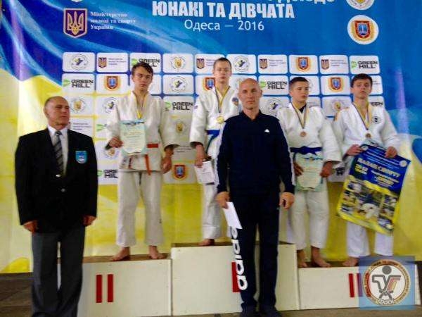 Дзюдоїсти Кіровоградщини отримали три нагороди на Чемпіонаті України U-16