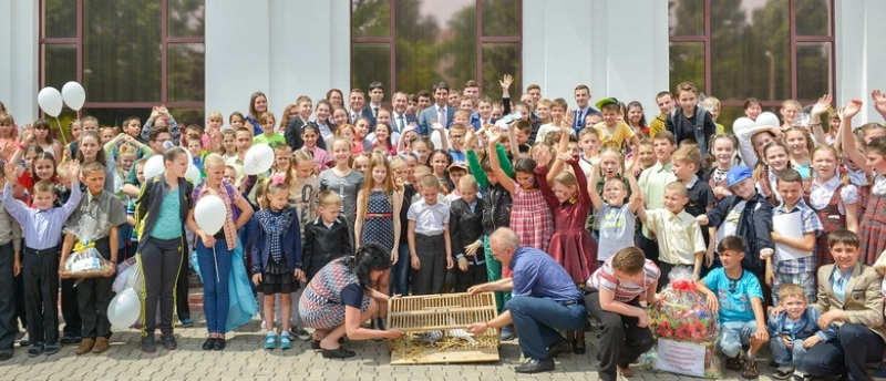 Діти Кіровоградщини приймали вітання зі святом