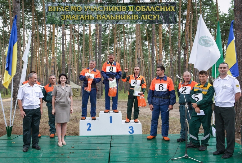 На обласних змаганнях вальників лісу переміг представник Чорноліського лісгоспу
