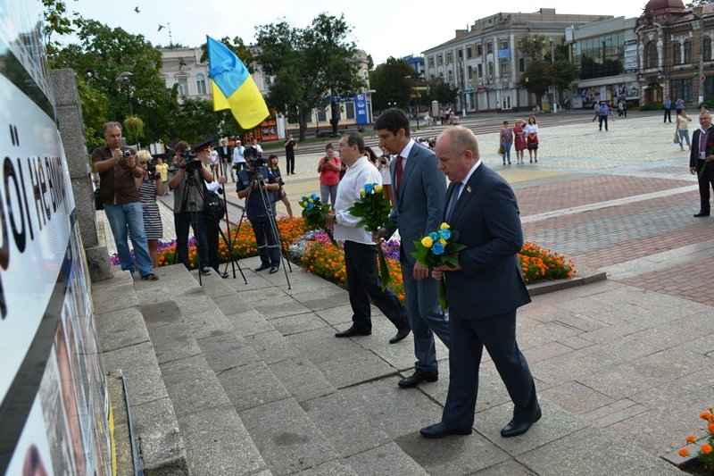 В обласному центрі відзначили День незалежності України 