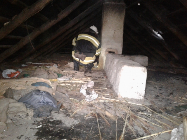 Знам’янський район: рятувальники загасили пожежу на даху житлового будинку