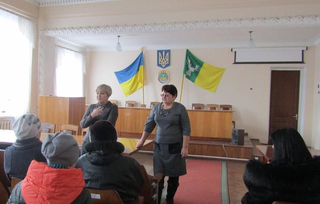 Засідання ради солдатських матерів в Олександрівці