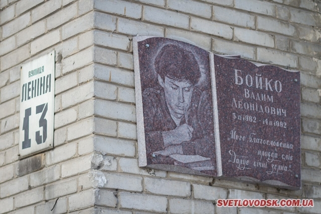 Мітинг-реквієм пам’яті Вадима Бойка відбувся у Світловодську
