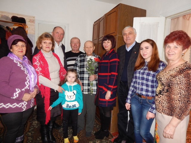 Павло Антонович Вака відзначив свій 90-річний ювілей