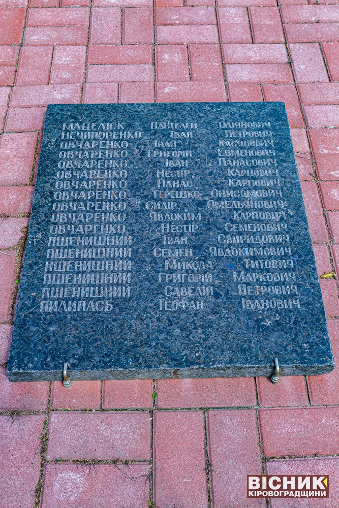 Меморіал загиблим у Другій світовій війні (Село Івангород Олександрівського району)
