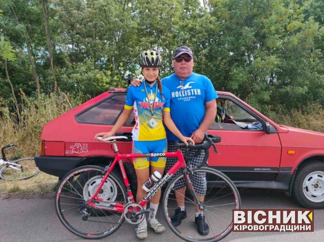 Велосипедистка з Мошориного стала срібною призеркою чемпіонату України