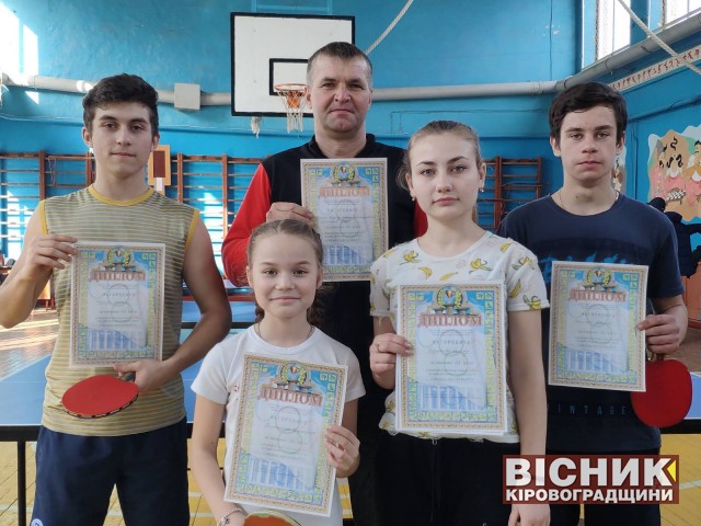 Фінал обласної гімназіади з настільного тенісу
