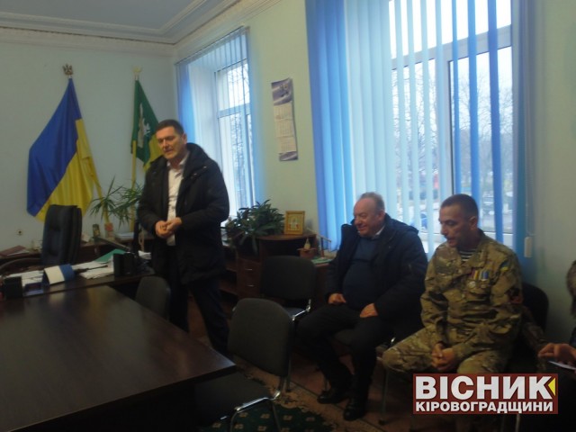 Військовослужбовців та ветеранів ЗСУ привітали в Олександрівці