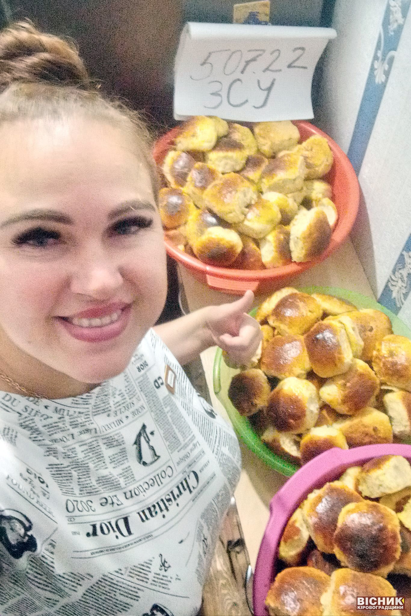«Пектиму булочки і передаватиму їх на передову до нашої Перемоги», — Катерина Мусенко