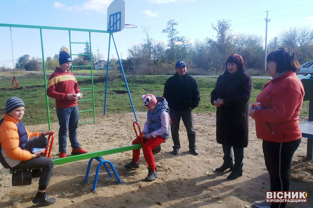 На Олександрівщині спорудили сім нових дитячих чи спортивних майданчиків