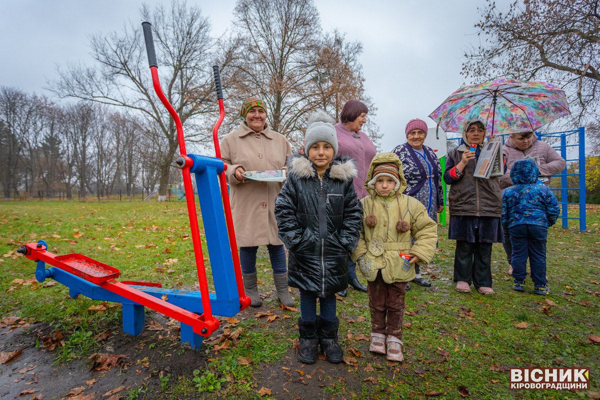 Цьогоріч на Олександрівщині встановили сім дитячих та спортивних майданчиків