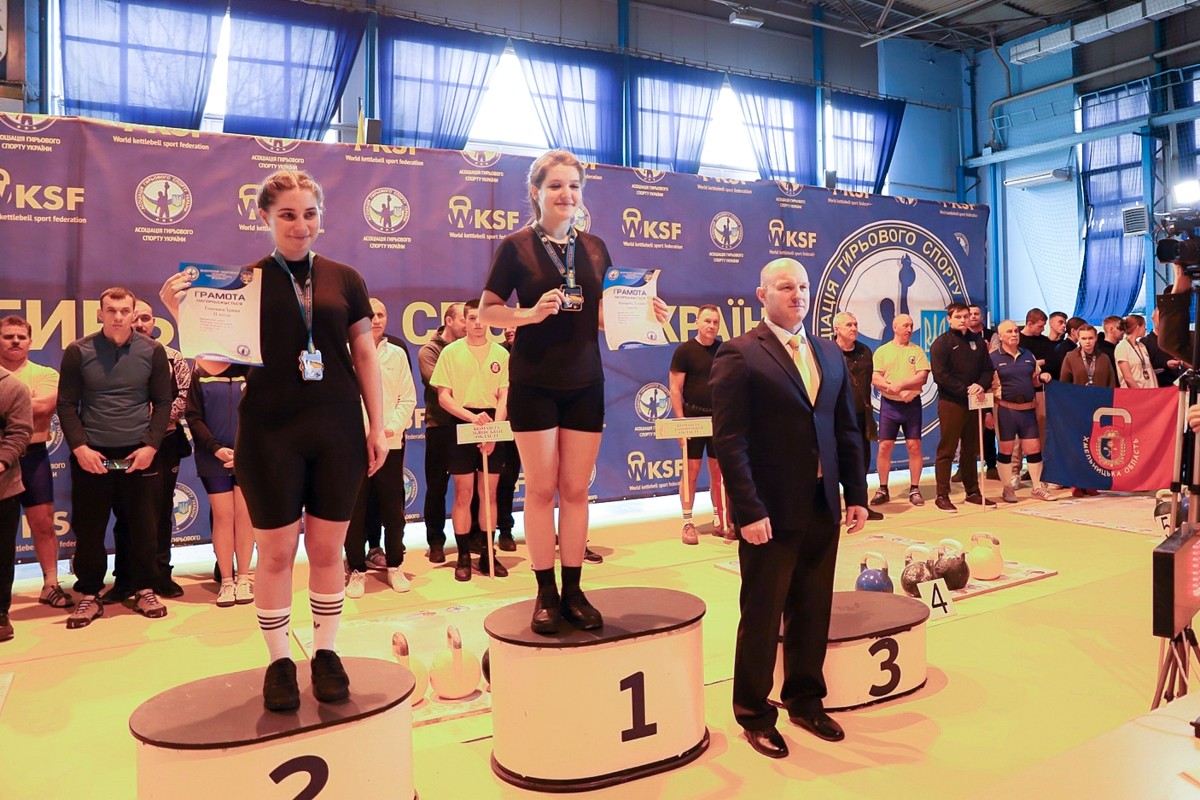 Тетяна Нескреба — чемпіонка Всеукраїнських змагань з гирьового спорту