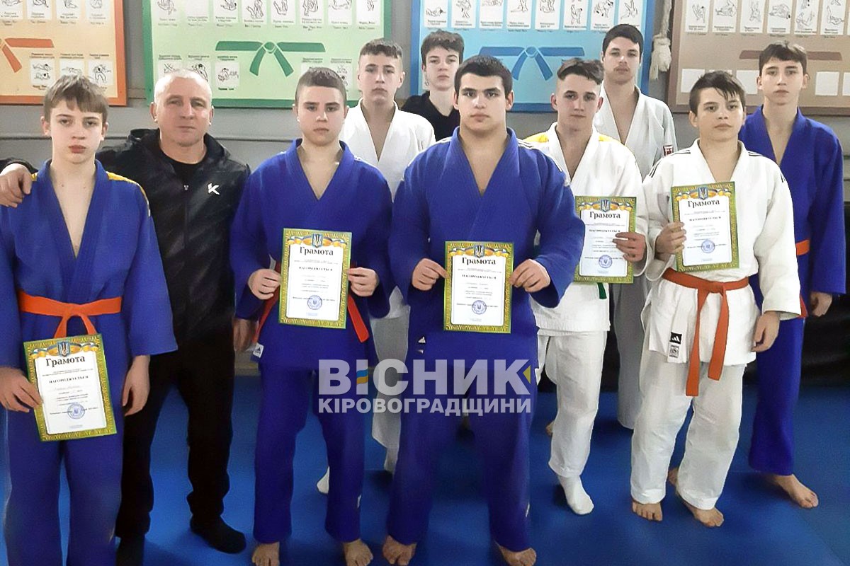 Світловодські дзюдоїсти — призери чемпіонату Кіровоградської області