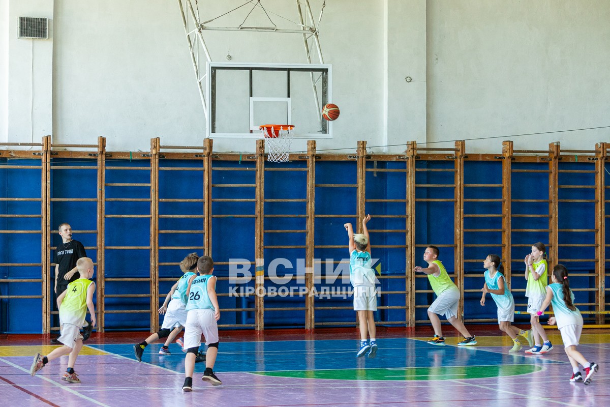 Турнір з баскетболу «Літо 2024» для новачків відбувся у Світловодську