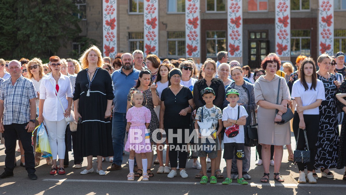 У День Незалежності у Світловодську відкрили алею Слави