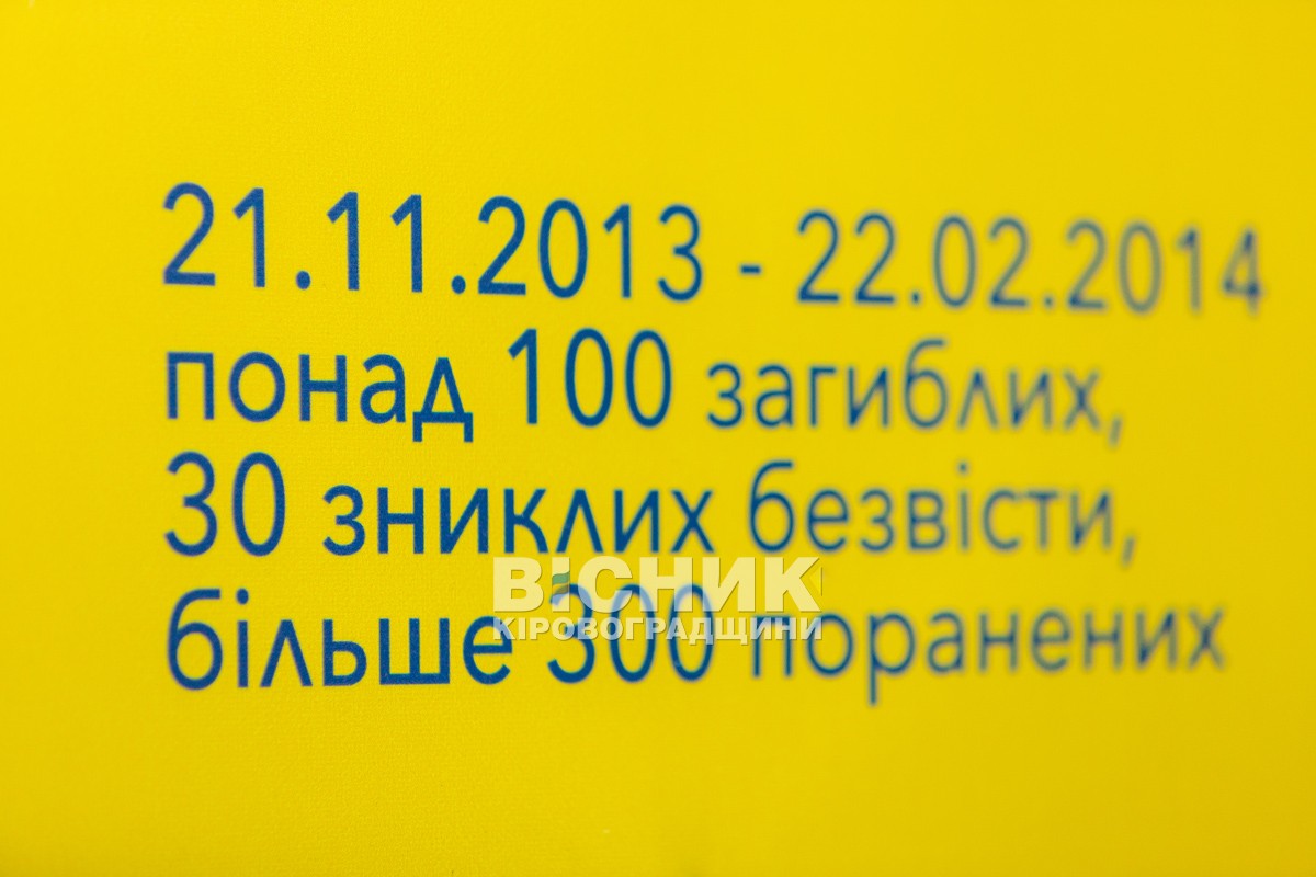 Пам’ять, що не згасає: у Світловодську відбувся мітинг на честь героїв Небесної сотні