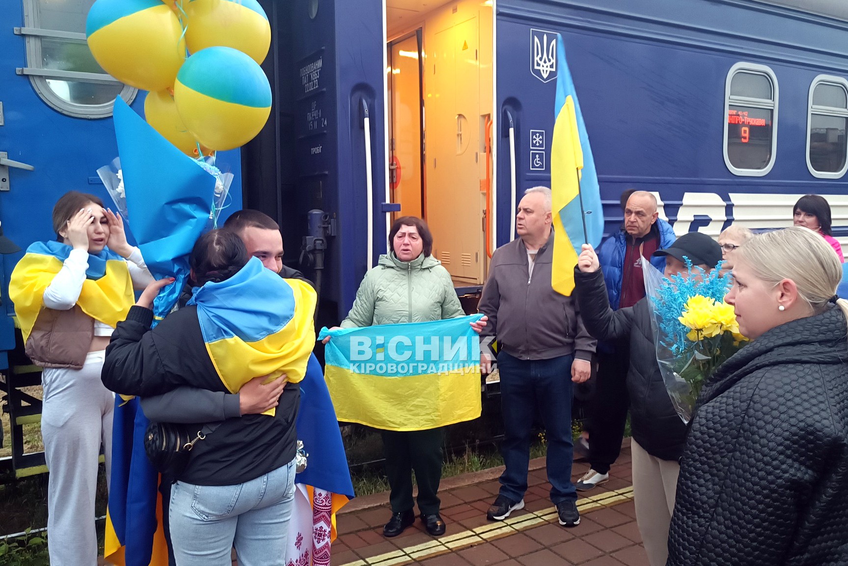 Знам’янка зустріла Валентина Маринича після трьох років полону Знам’янка зустріла Валентина Маринича після трьох років полону