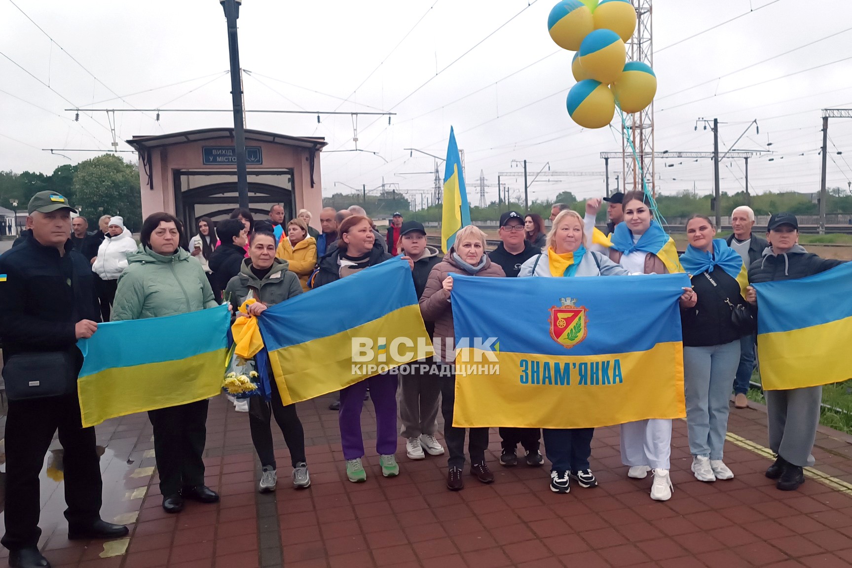 Знам’янка зустріла Валентина Маринича після трьох років полону Знам’янка зустріла Валентина Маринича після трьох років полону