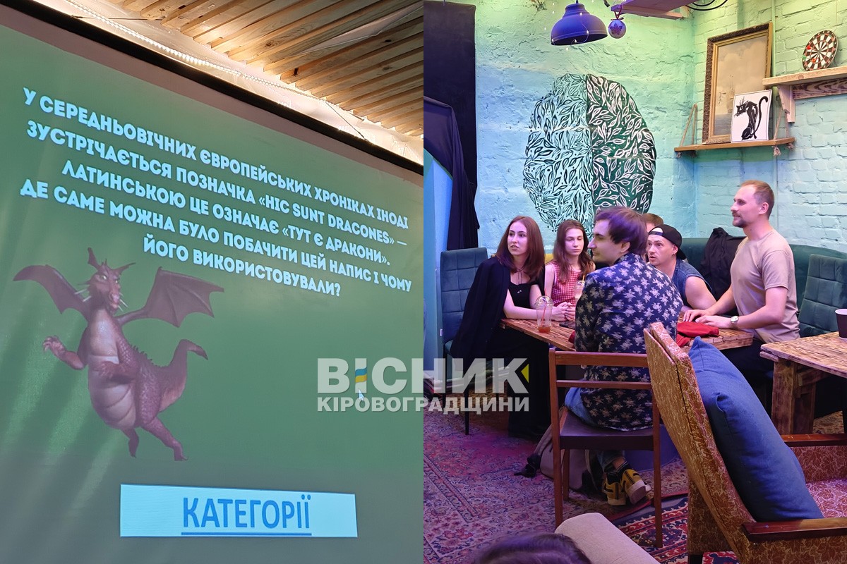 У Кропивницькому пройшов черговий інтелектуальний квіз: п’ять команд змагались за солодку перемогу У Кропивницькому пройшов черговий інтелектуальний квіз: п’ять команд змагались за солодку перемогу