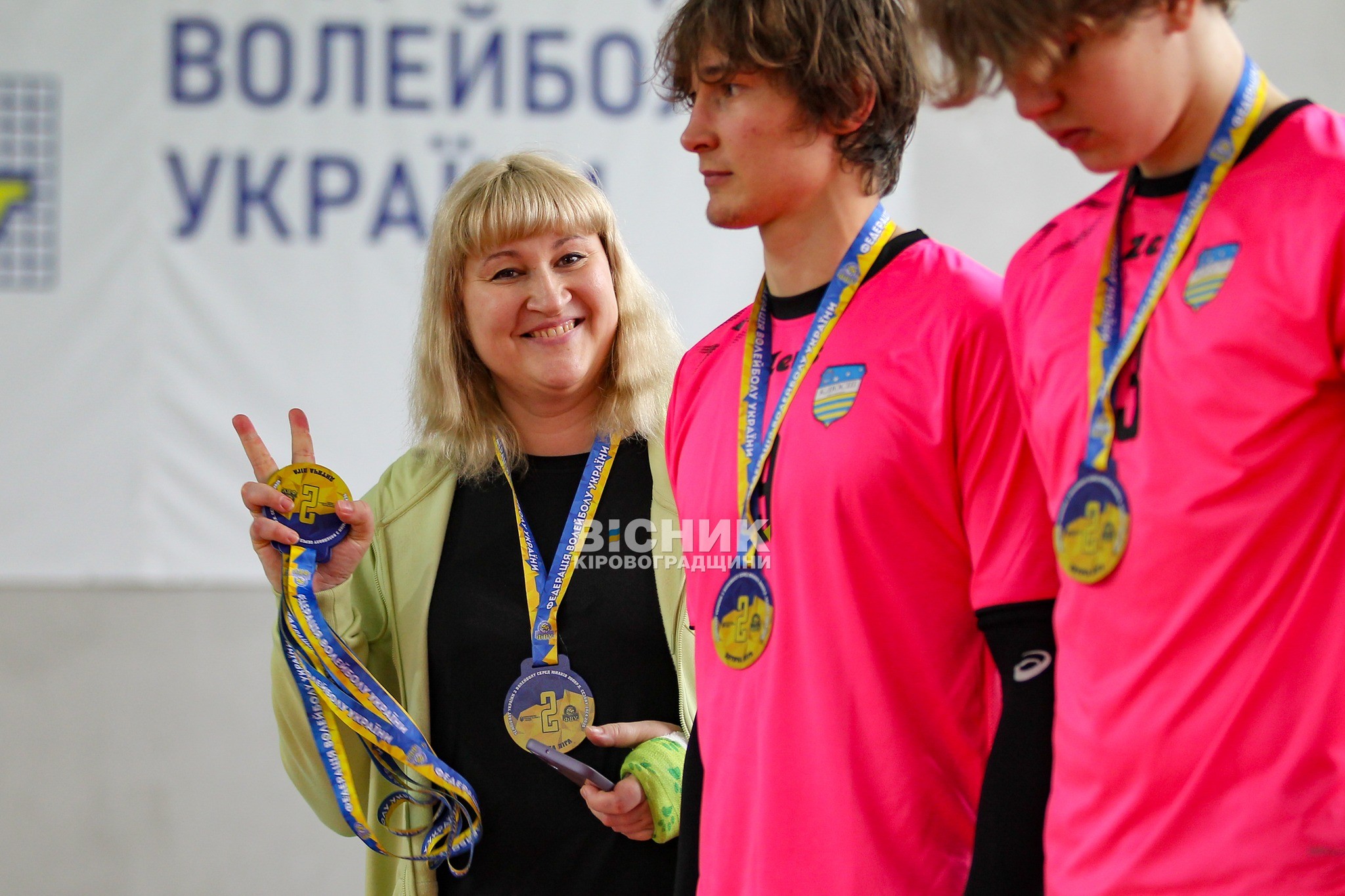 Збірна Кіровоградщини — віцечемпіони України з волейболу серед юнаків