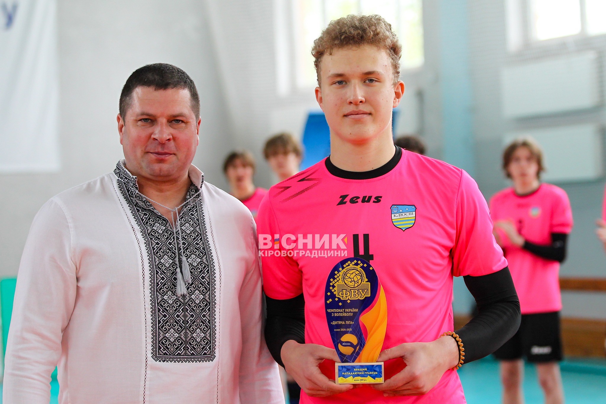 Збірна Кіровоградщини — віцечемпіони України з волейболу серед юнаків