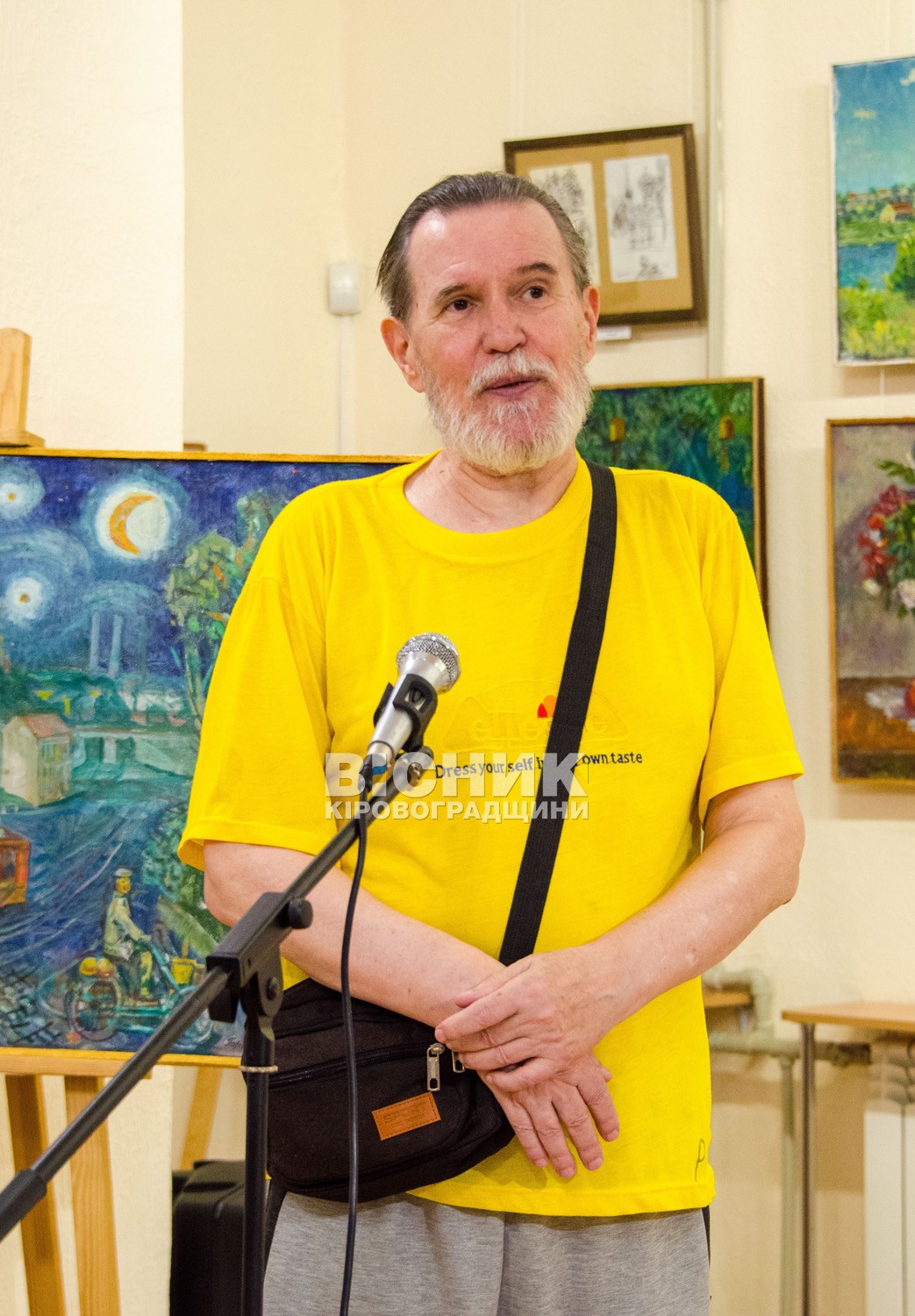 "Є місто, яке я бачу уві сні": у Кропивницькому відкрилася виставка Геннадія Горбунова "Є місто, яке я бачу уві сні": у Кропивницькому відкрилася виставка Геннадія Горбунова