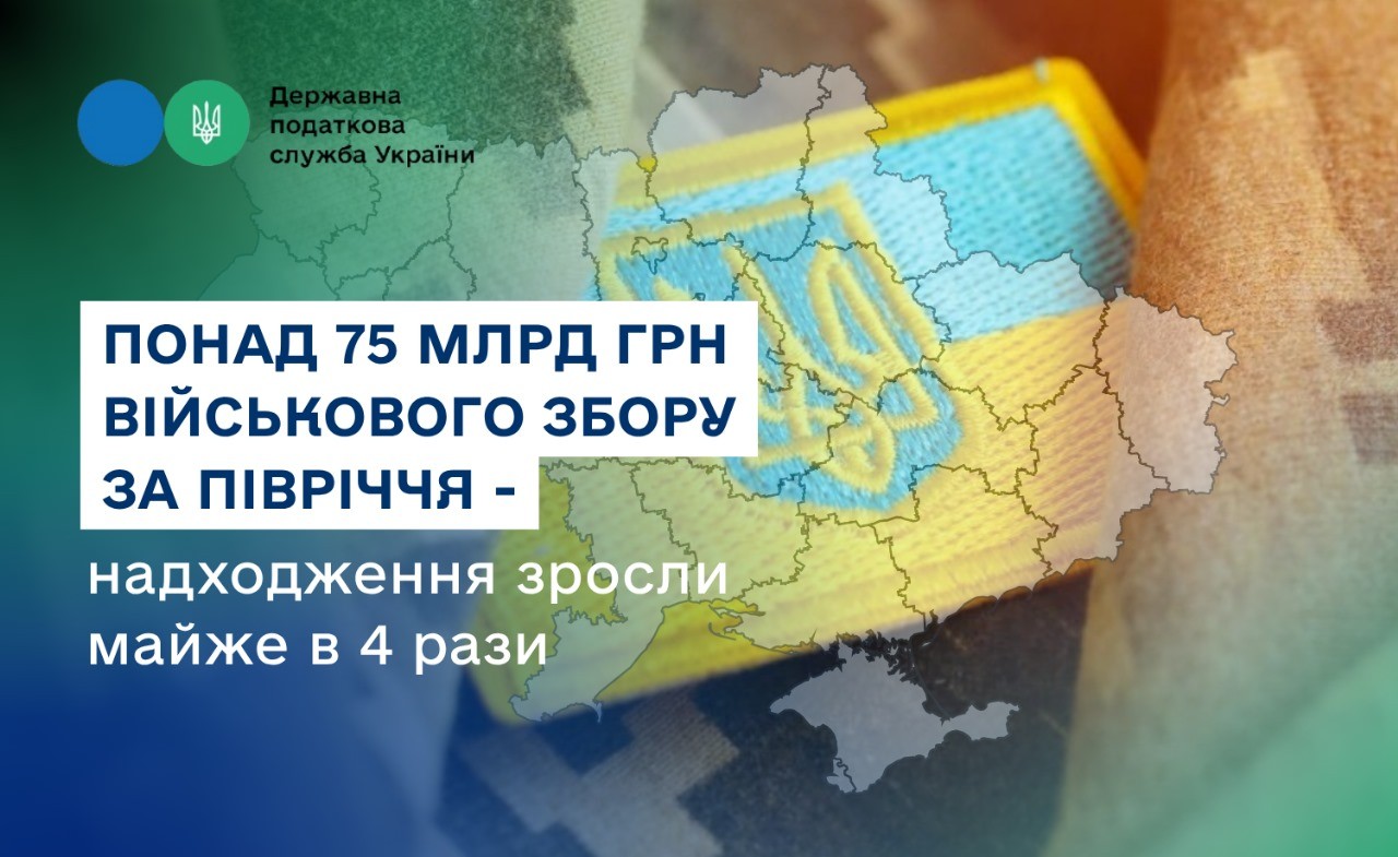 Фінанси: військовий збір зріс майже вчетверо Фінанси: військовий збір зріс майже вчетверо