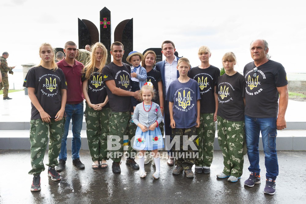 У Світловодську відкрили пам’ятник «Борцям за Волю та Незалежність України»