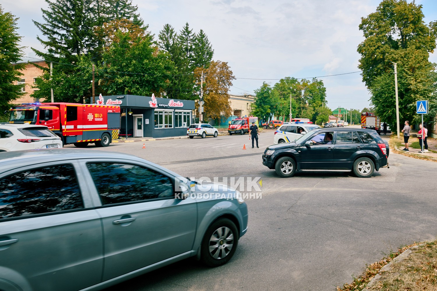У Кропивницькому сталася пожежа на території телецентру