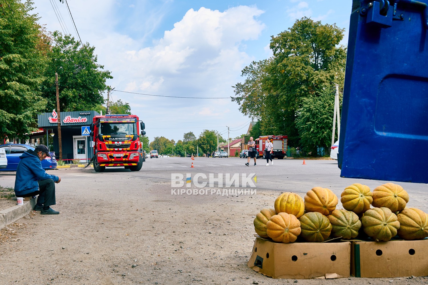 У Кропивницькому сталася пожежа на території телецентру