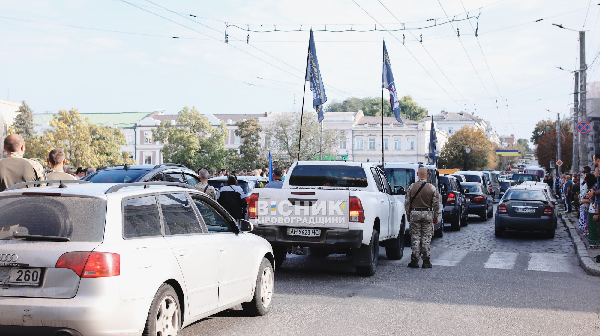 Кропивницький попрощався з чотирма полеглими захисниками