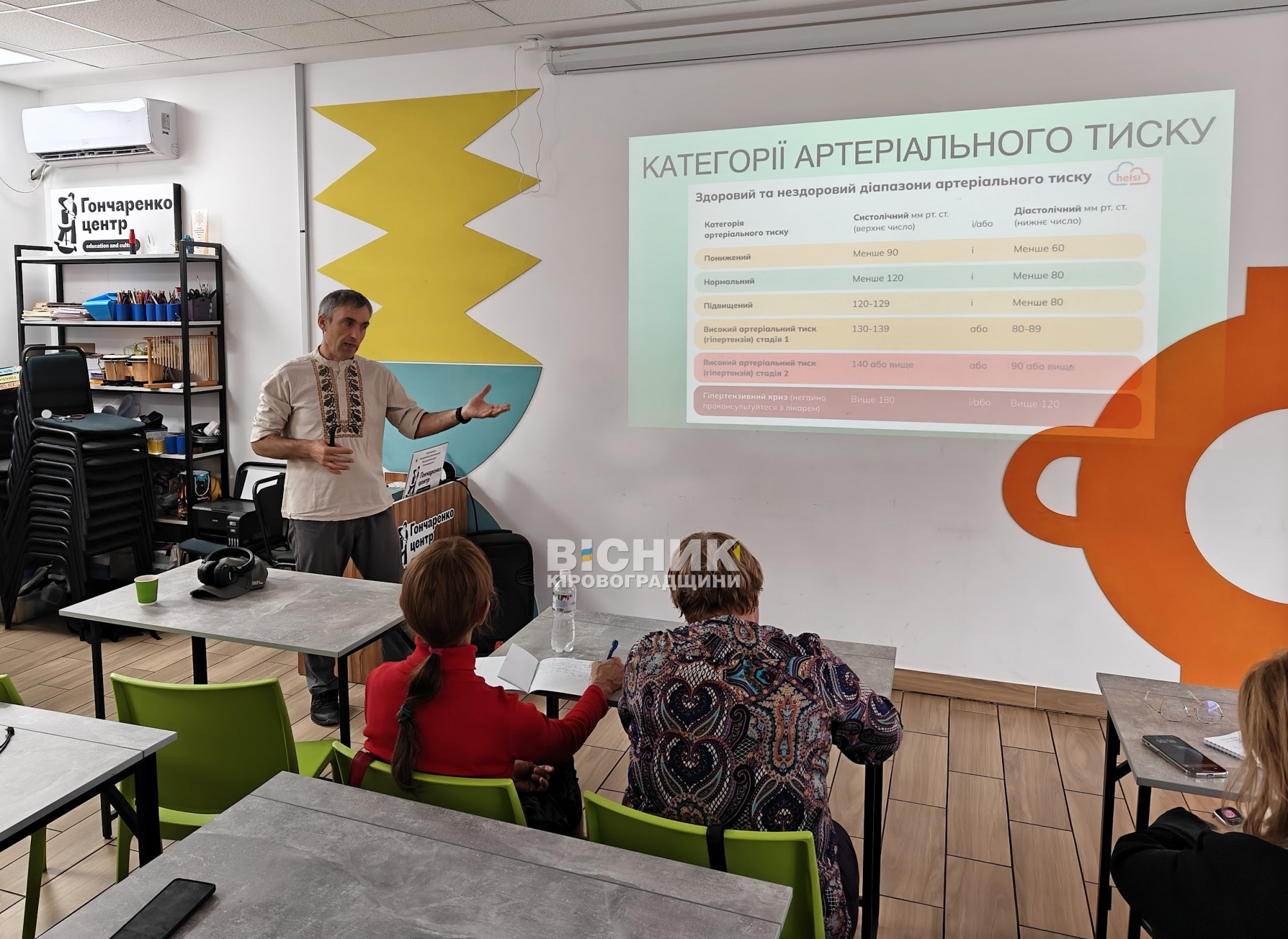 У Кропивницькому відбулася лекція «Артеріальний тиск: міфи і реальність» У Кропивницькому відбулася лекція «Артеріальний тиск: міфи і реальність»