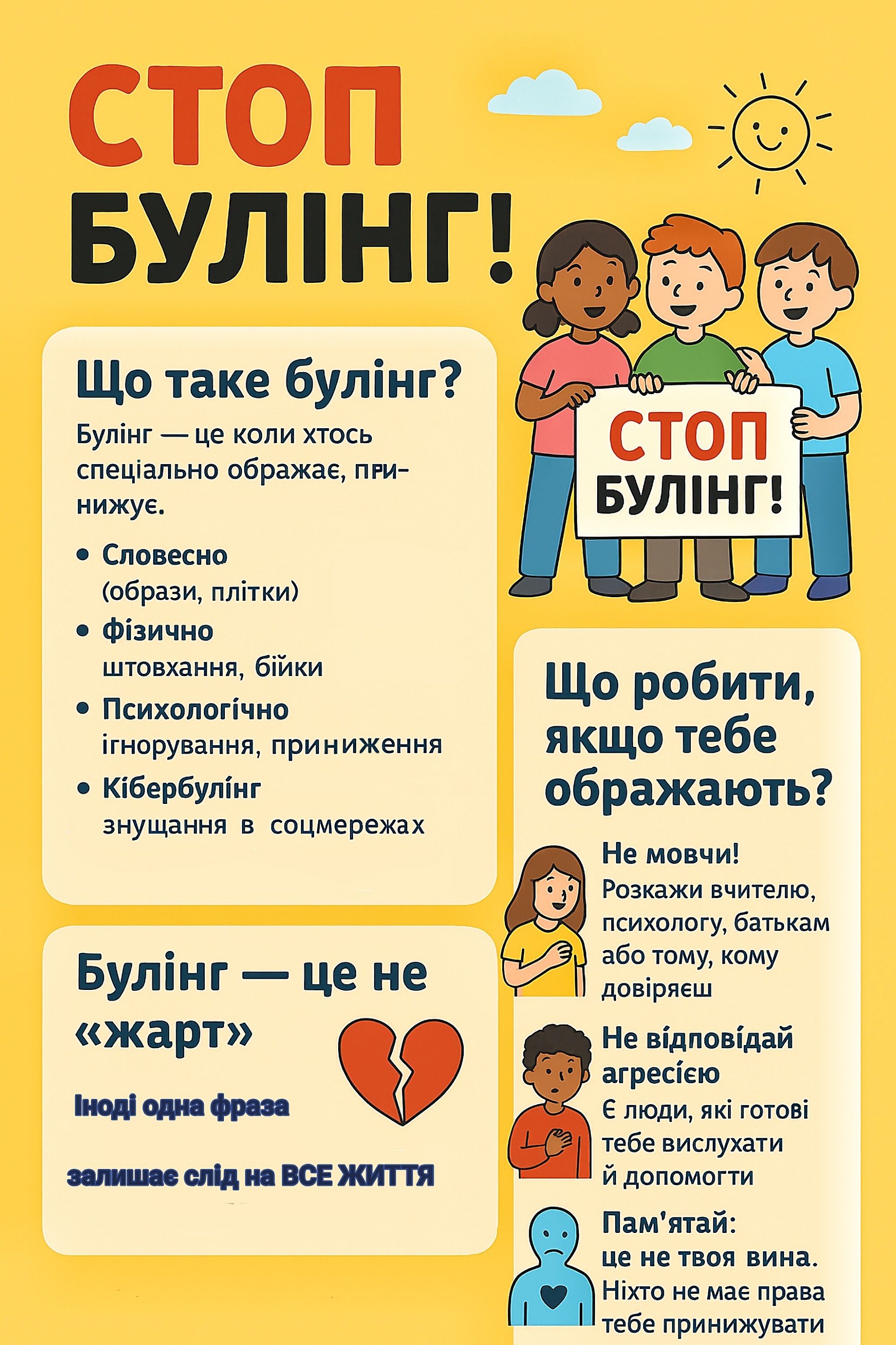 ДЕНЬ ПРОТИ НАСИЛЬСТВА І БУЛІНГУ