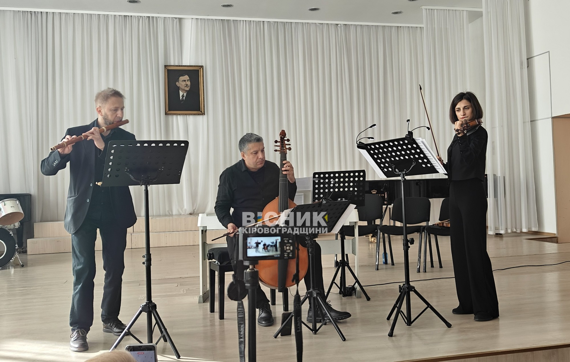 «Вихор бароко» у Кропивницькому: у місті вперше прозвучала флейта-траверсо XVIII століття