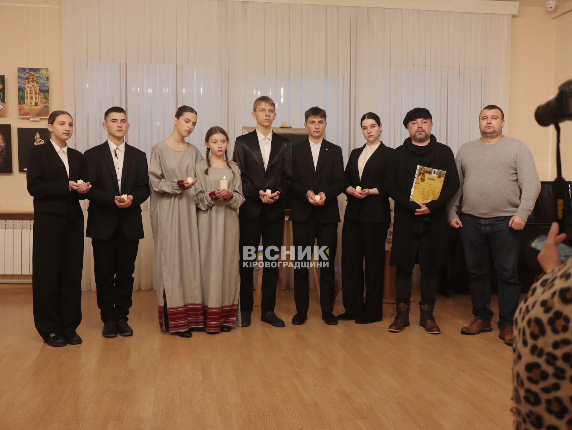 У Кропивницькому представили театралізоване дійство «Час збирати каміння» до Дня пам’яті жертв Голодоморів