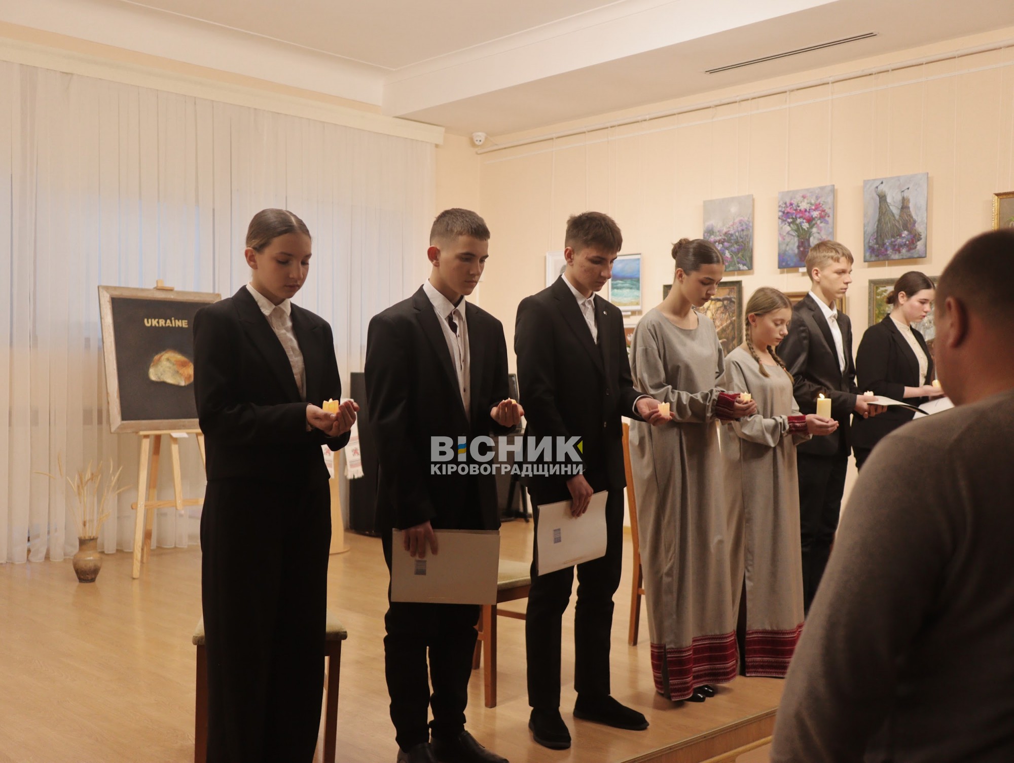 У Кропивницькому представили театралізоване дійство «Час збирати каміння» до Дня пам’яті жертв Голодоморів