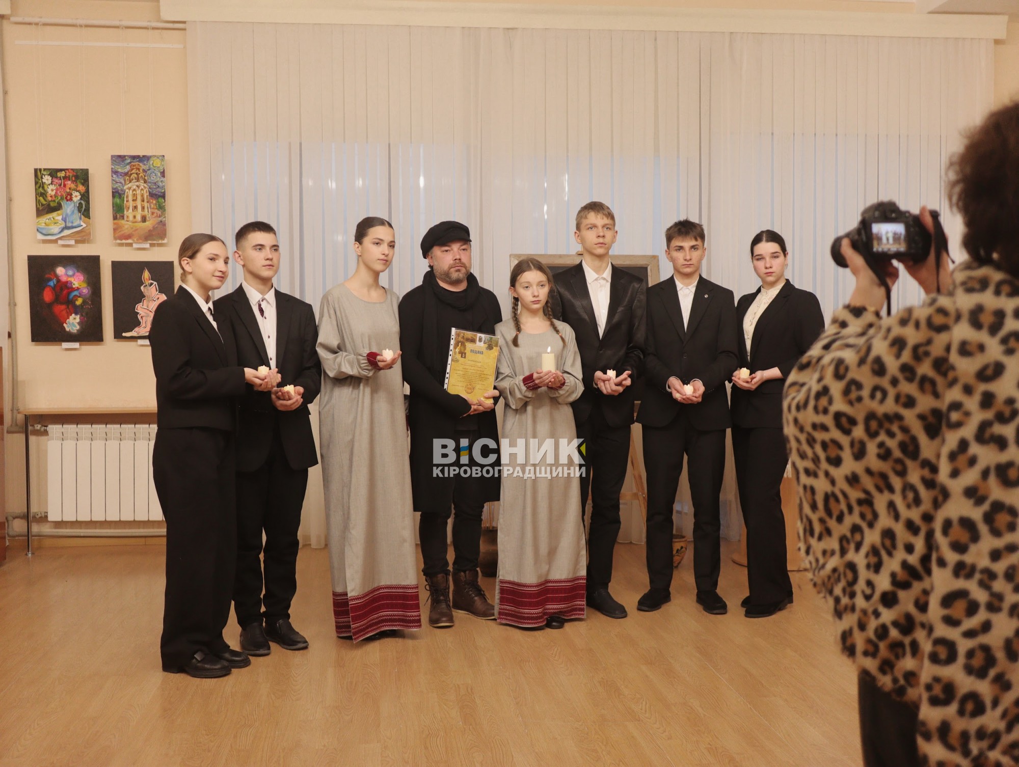 У Кропивницькому представили театралізоване дійство «Час збирати каміння» до Дня пам’яті жертв Голодоморів