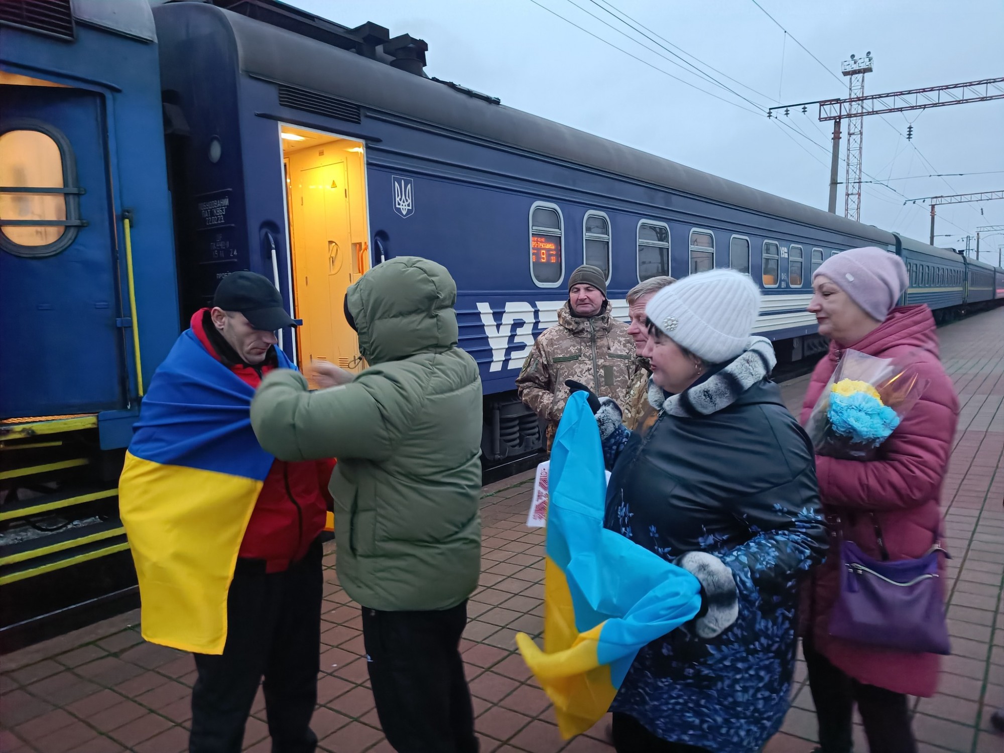 Знам’янська громада зустріла воїна, який пережив російський полон