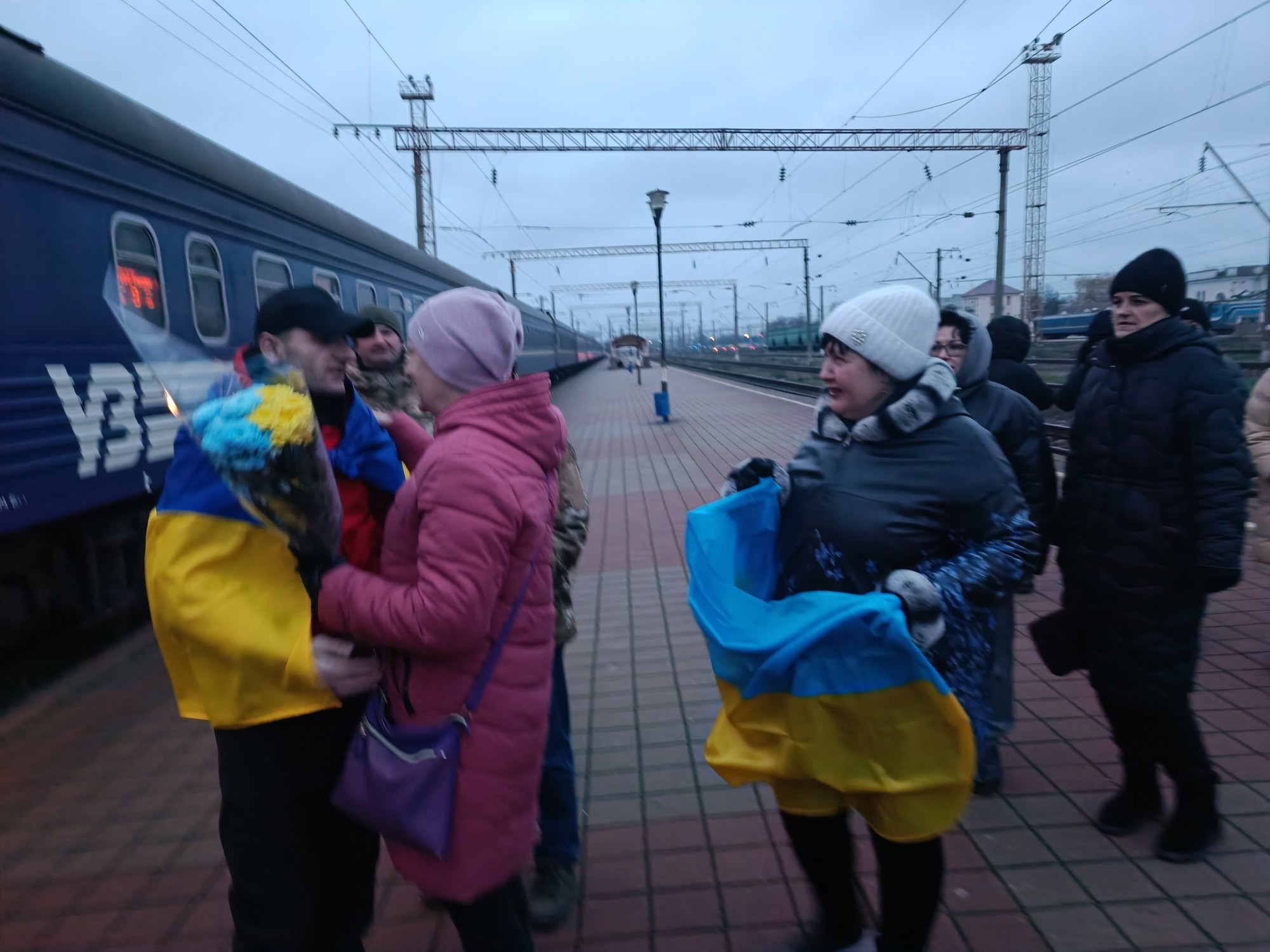 Знам’янська громада зустріла воїна, який пережив російський полон Знам’янська громада зустріла воїна, який пережив російський полон