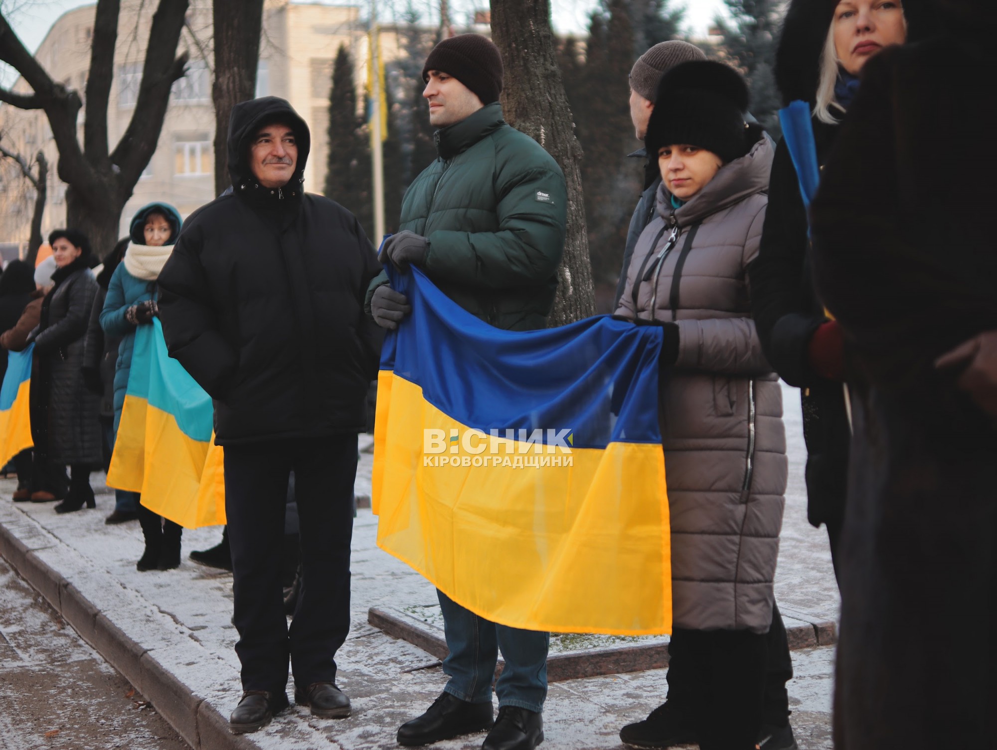 У центрі Кропивницького відбулася церемонія прощання з двома бійцями