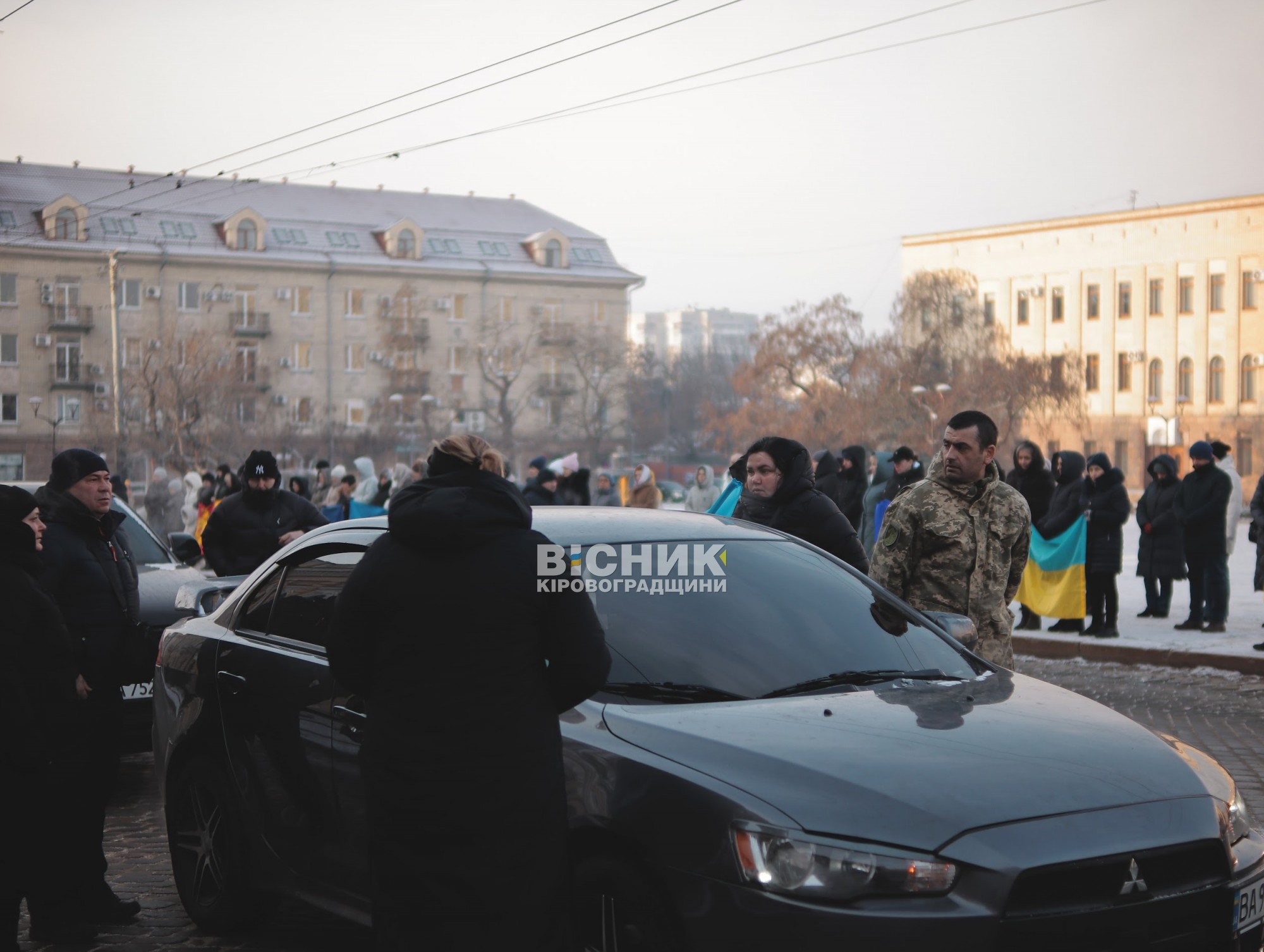 У центрі Кропивницького відбулася церемонія прощання з двома бійцями
